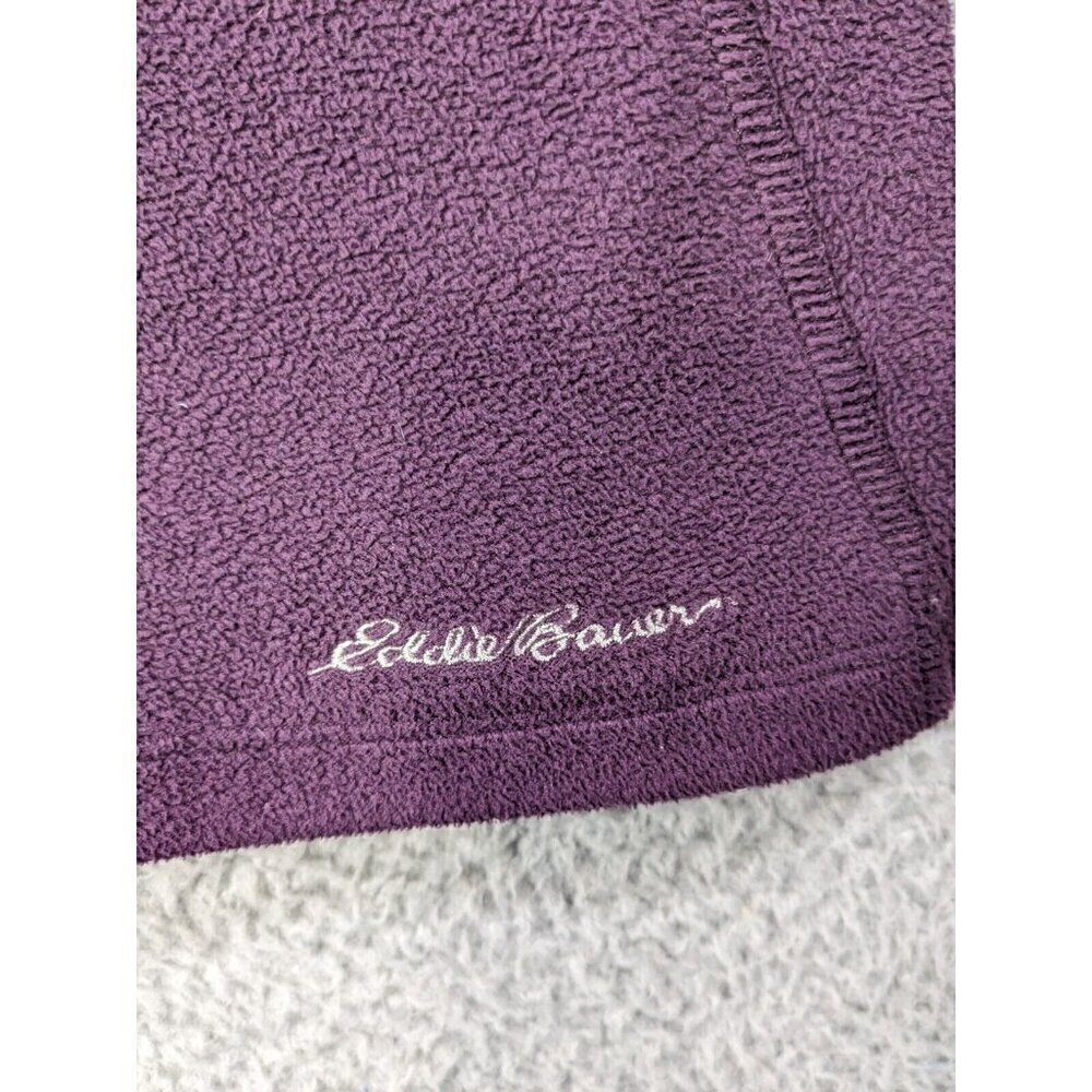 Eddie Bauer First Ascent Fleece Pullover Womens Small Sweater Jacket Purple - Picture 12 of 12
